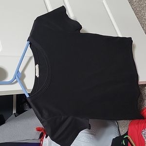 Black crop top, size M